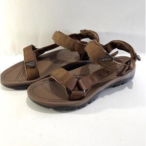 Weka comfort sandals hiking summer outdoor sports strappy brown waterproof men 9